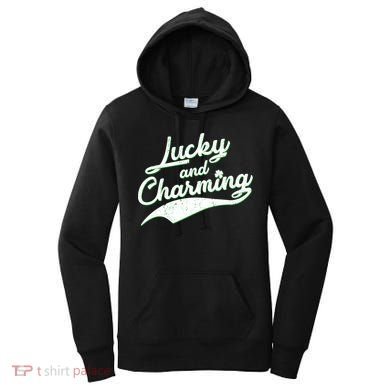 Lucky and Charming St Patrick's Day Women's Hoodie