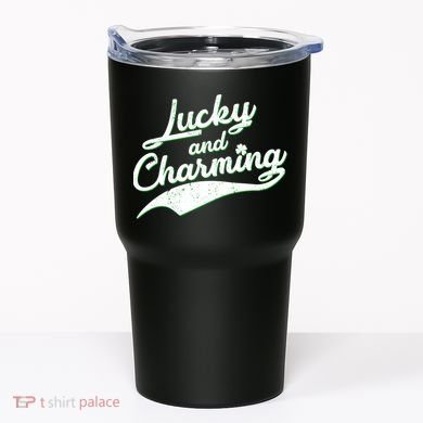 Lucky and Charming St Patrick's Day Tumbler