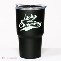 Lucky and Charming St Patrick's Day Tumbler thumb 0