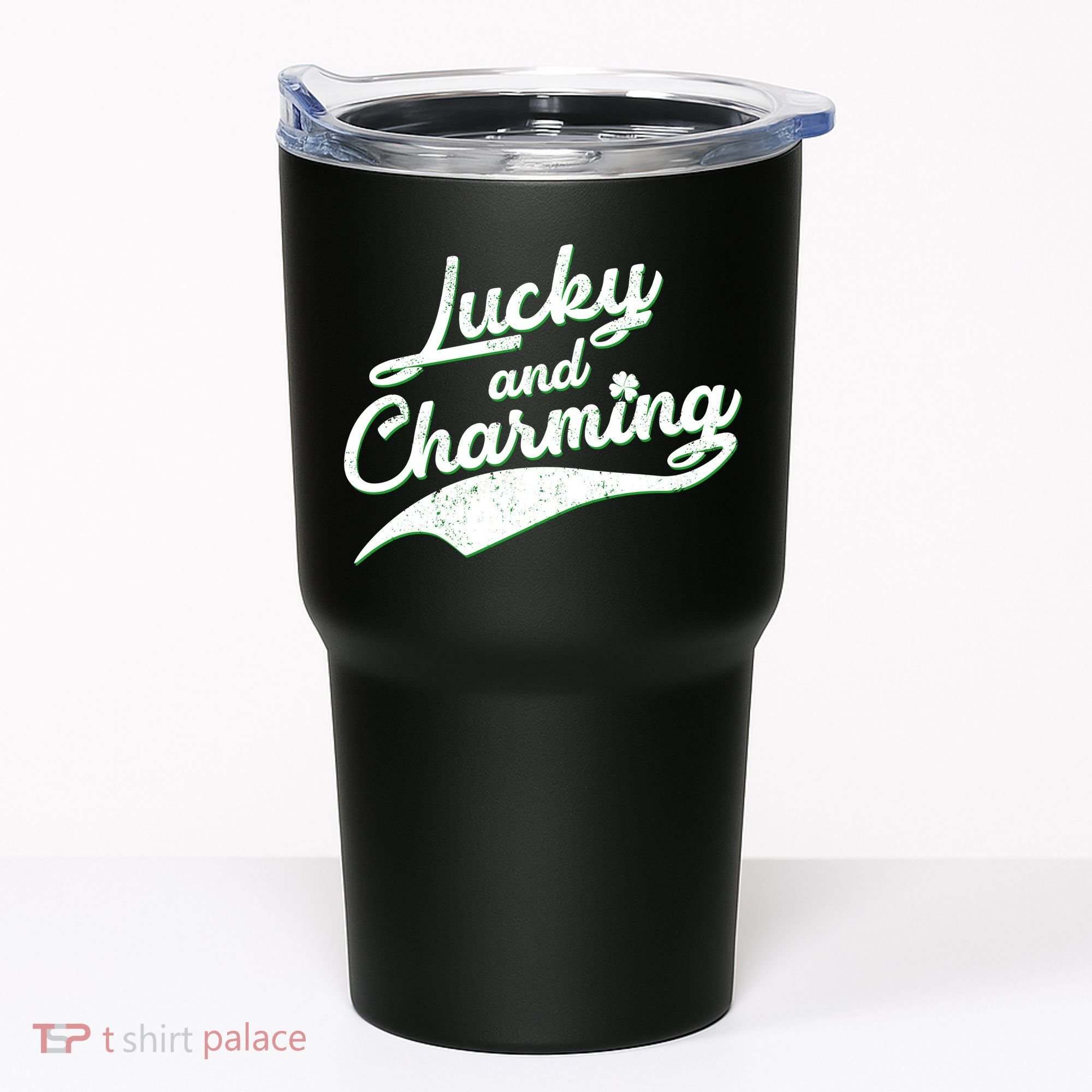 Lucky and Charming St Patrick's Day Tumbler