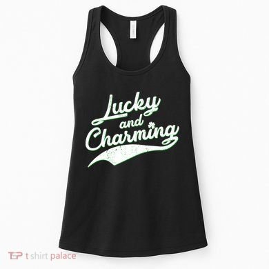 Lucky and Charming St Patrick's Day Women's Tank Top