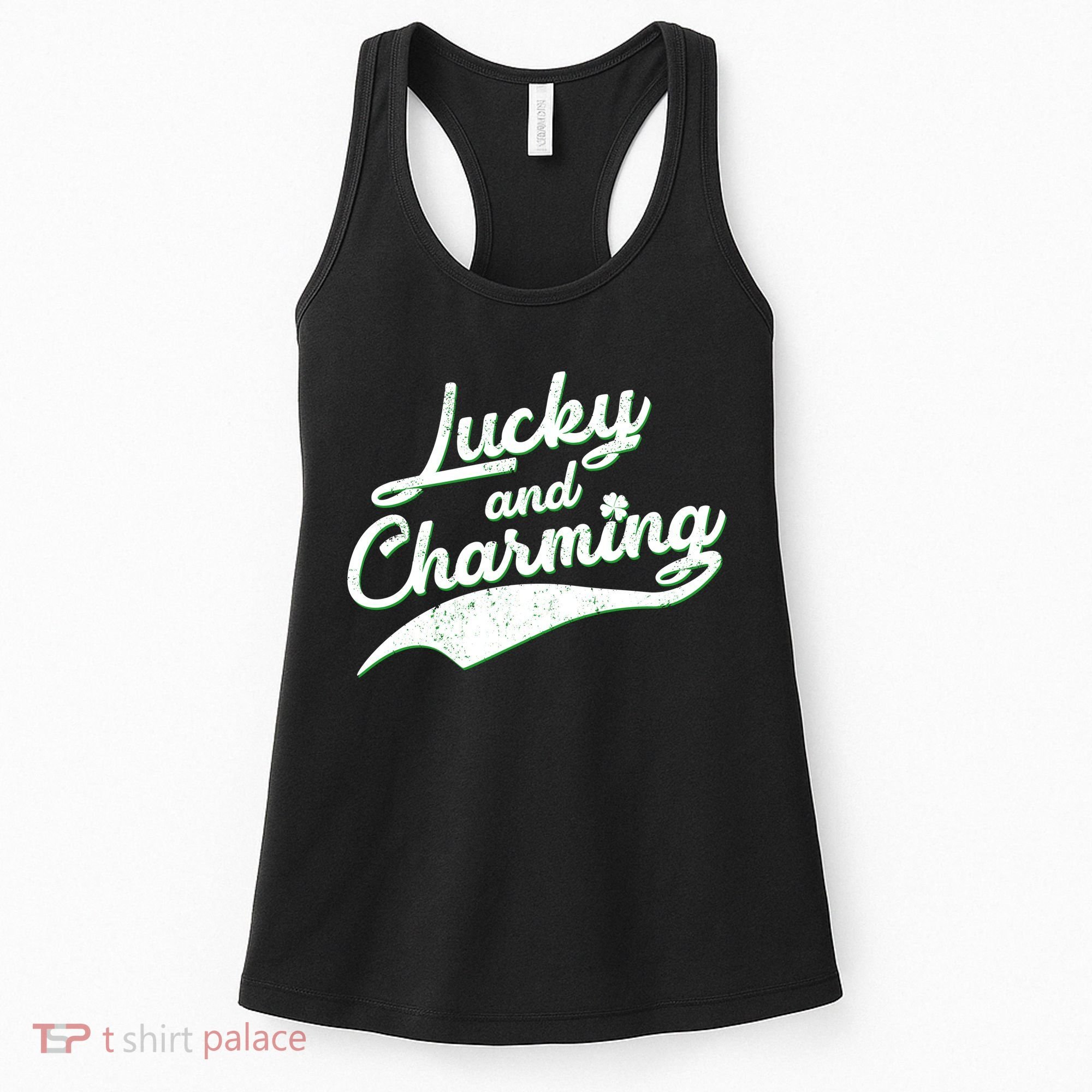 Lucky and Charming St Patrick's Day Women's Tank Top