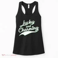 Lucky and Charming St Patrick's Day Women's Tank Top thumb 0