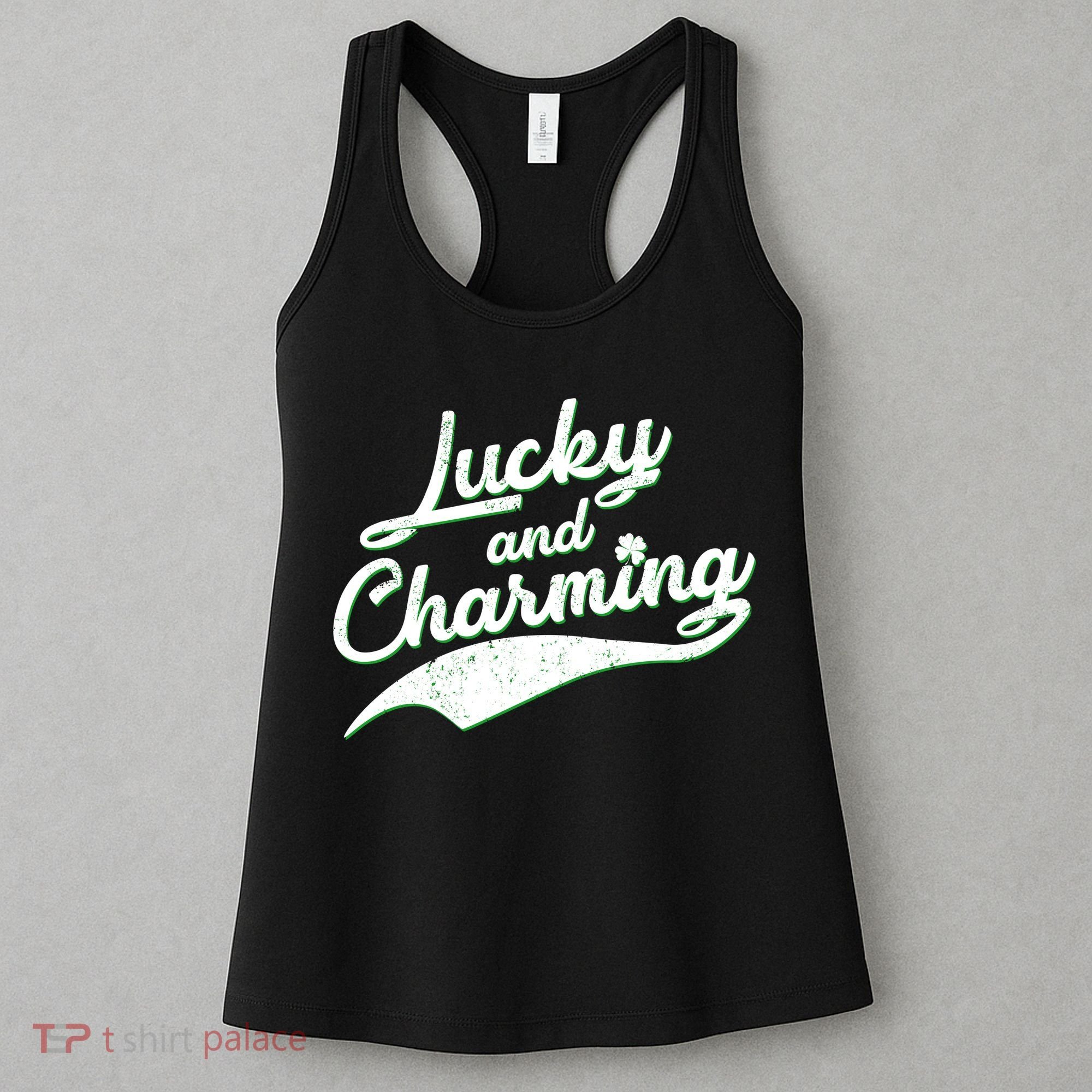 Lucky and Charming St Patrick's Day Women's Tank Top