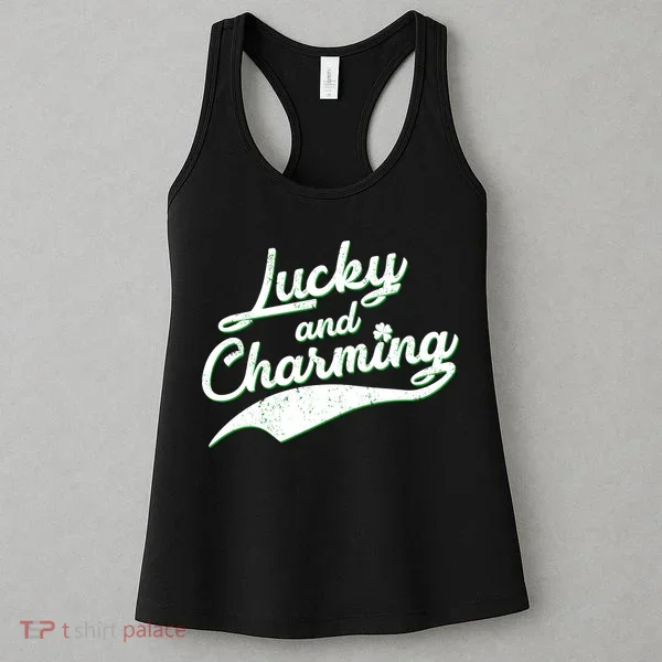 Lucky and Charming St Patrick's Day Women's Tank Top