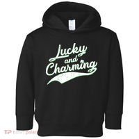 Lucky and Charming St Patrick's Day Toddler Hoodie thumb 0