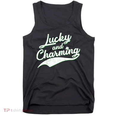 Lucky and Charming St Patrick's Day Tank Top