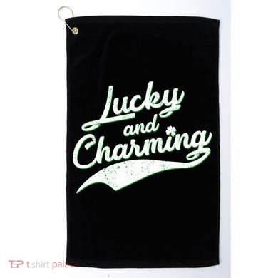 Lucky and Charming St Patrick's Day Golf Towel