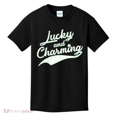 Lucky and Charming St Patrick's Day Kids T-Shirt