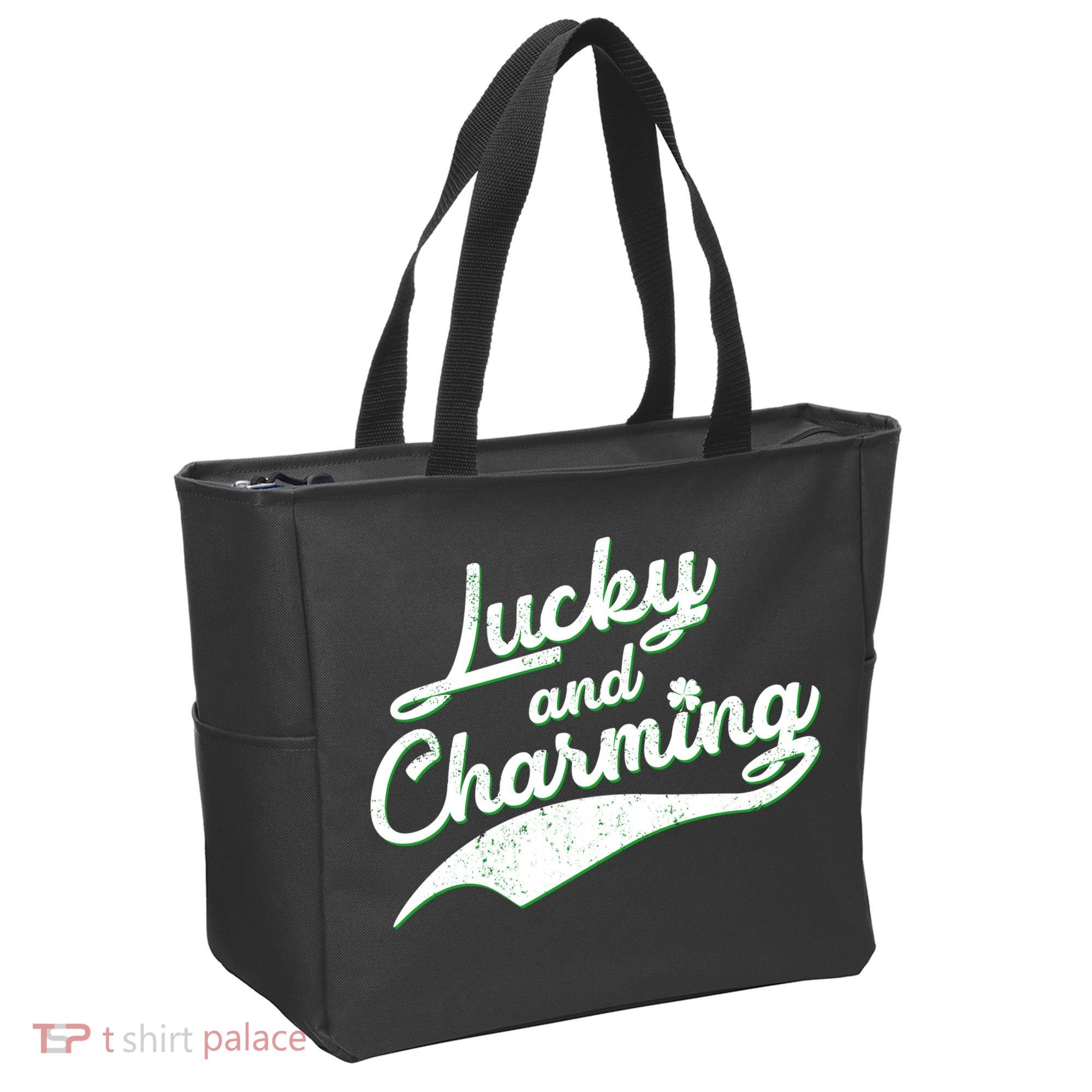 Lucky and Charming St Patrick's Day Tote Bag