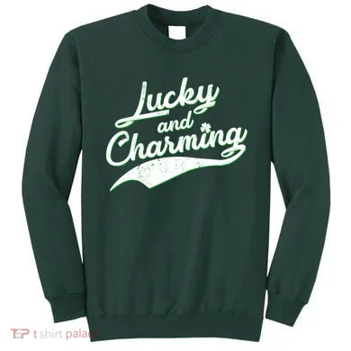 Lucky and Charming St Patrick's Day Sweatshirt