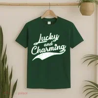 Lucky and Charming St Patrick's Day T-Shirt thumb 2