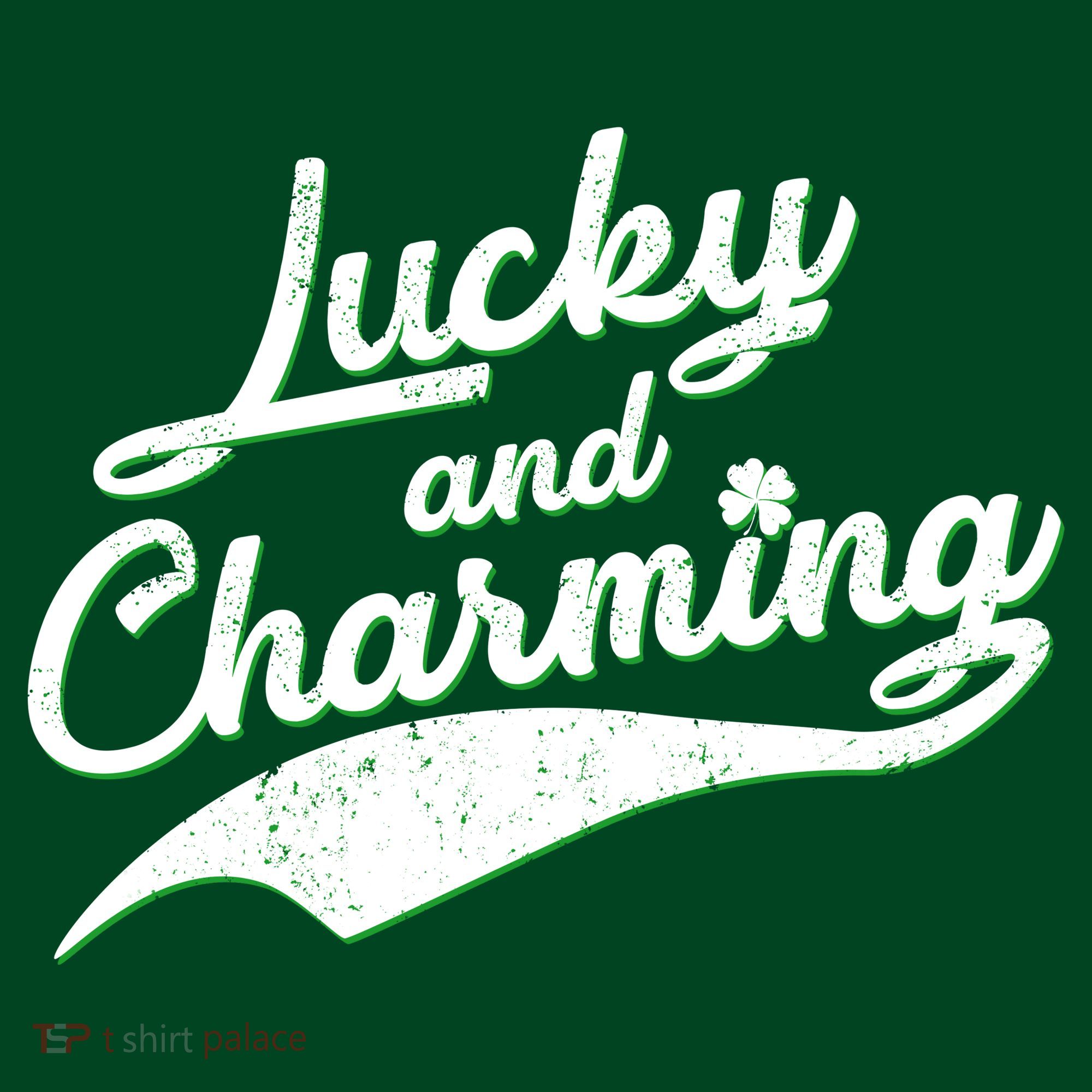 Lucky and Charming St Patrick's Day Button