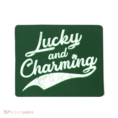 Lucky and Charming St Patrick's Day Mousepad