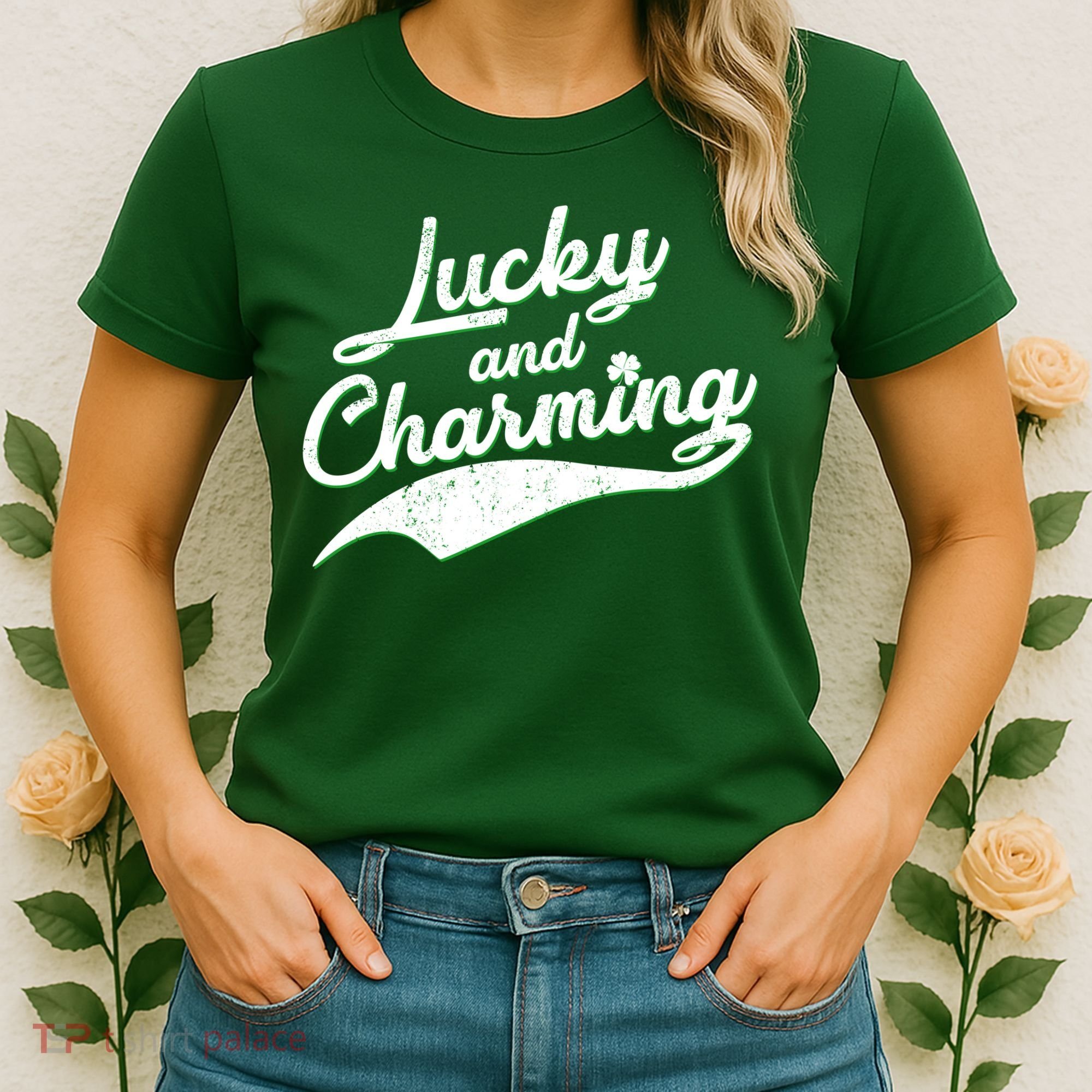 Lucky and Charming St Patrick's Day Women's T-Shirt