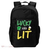 Lucky And Lit St. Patrick's Day Backpack thumb 0