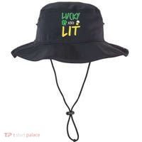 Lucky And Lit St. Patrick's Day Bucket Hat thumb 0