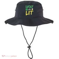 Lucky And Lit St. Patrick's Day Bucket Hat thumb 0