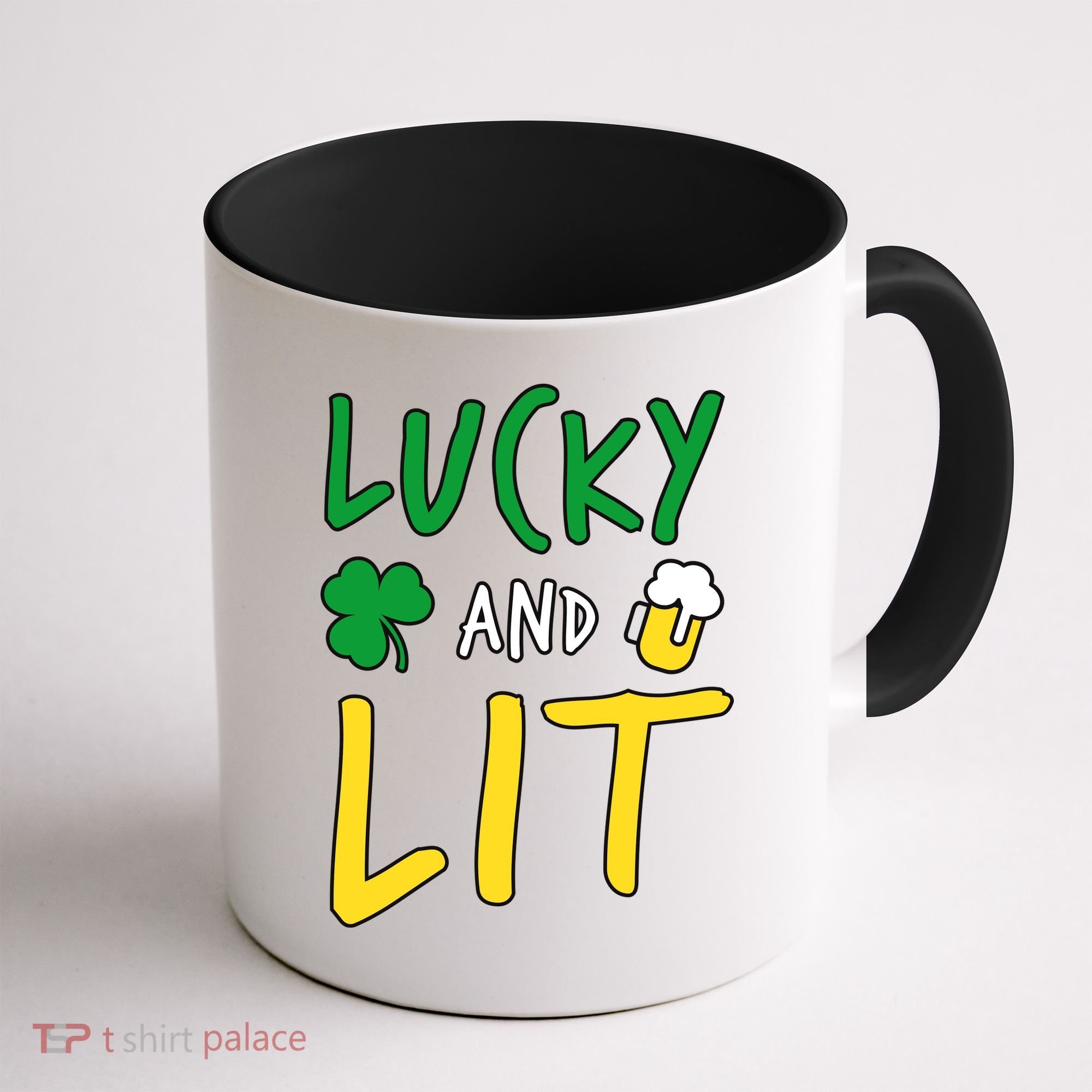 Lucky And Lit St. Patrick's Day Coffee Mug