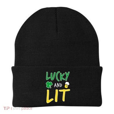 Lucky And Lit St. Patrick's Day Beanie