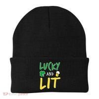 Lucky And Lit St. Patrick's Day Beanie thumb 0