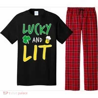 Lucky And Lit St. Patrick's Day Pajama Set thumb 0
