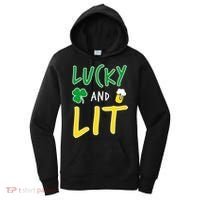 Lucky And Lit St. Patrick's Day Women's Hoodie thumb 0
