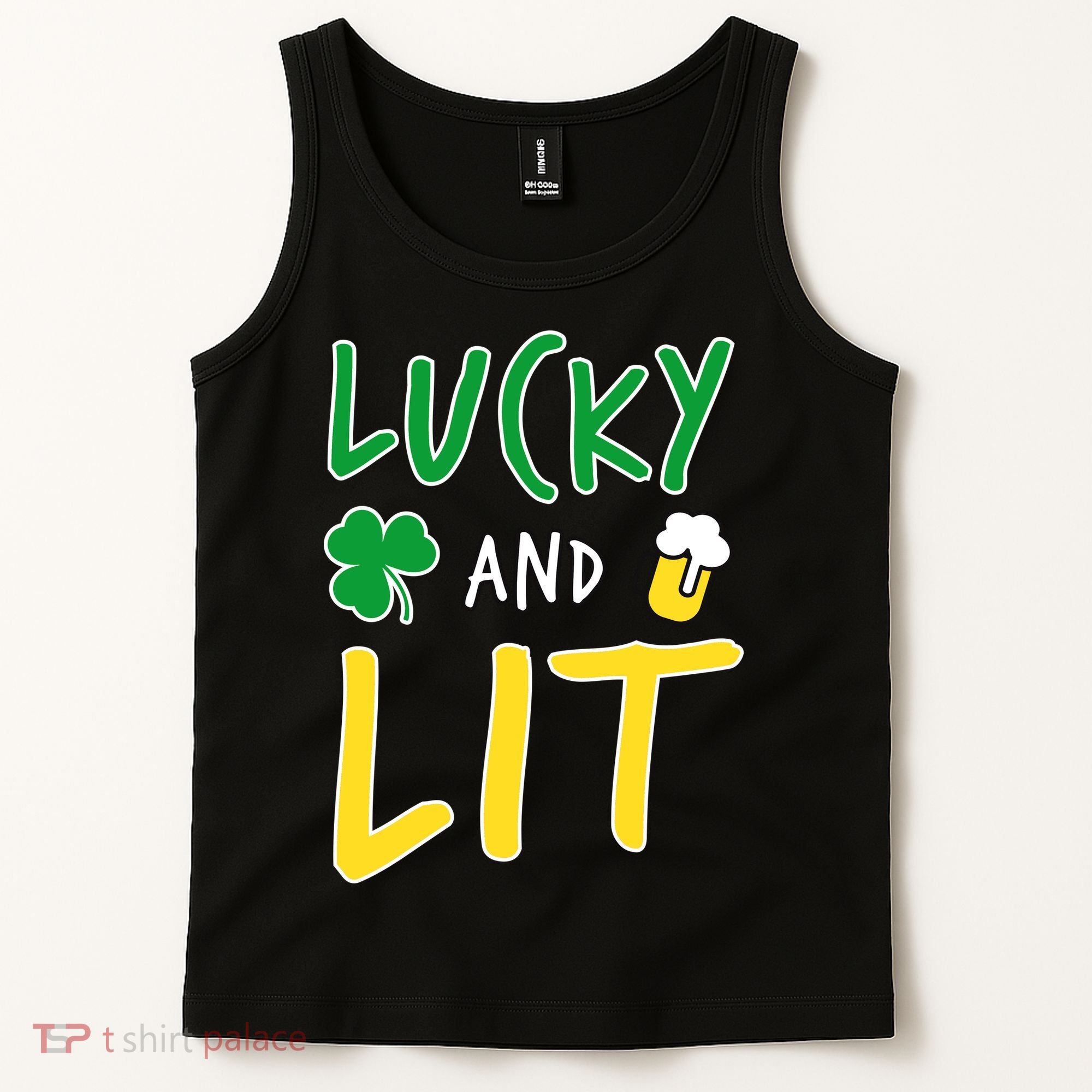 Lucky And Lit St. Patrick's Day Tank Top