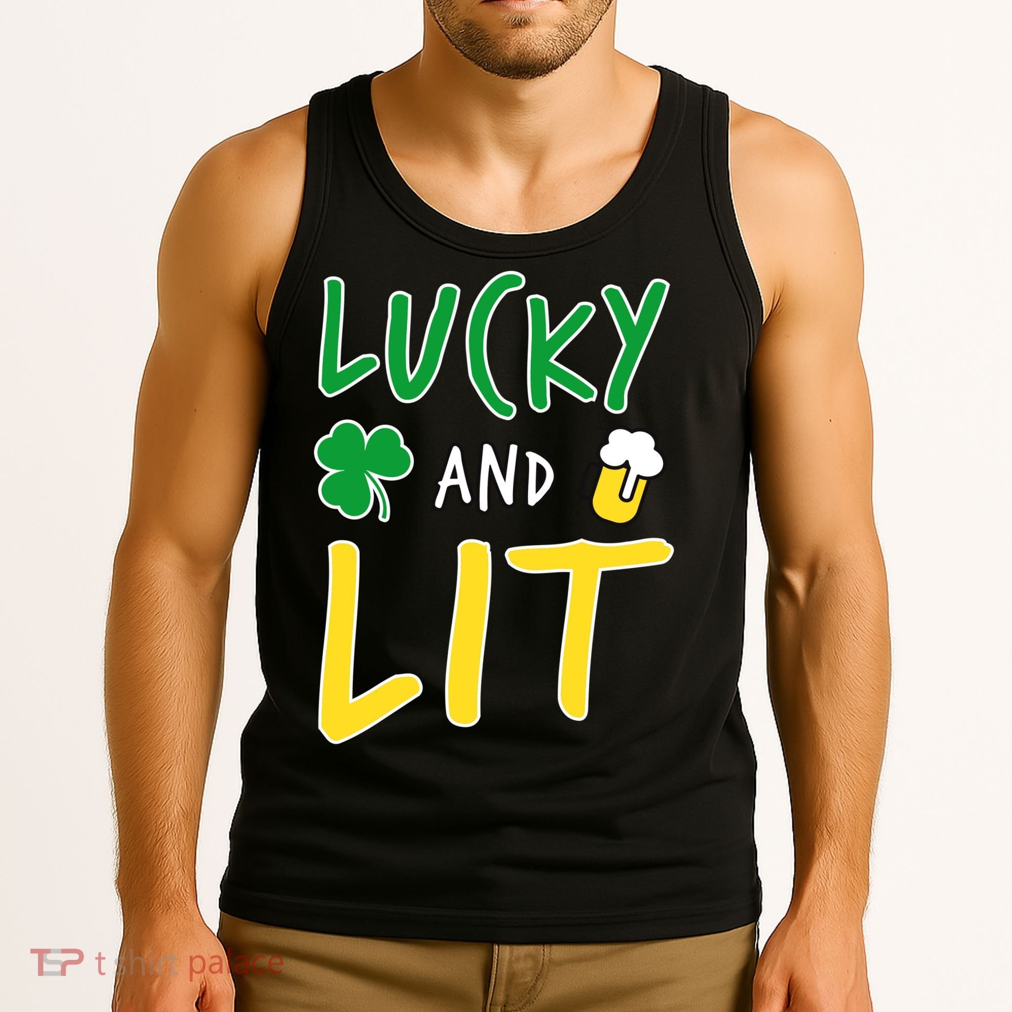 Lucky And Lit St. Patrick's Day Tank Top