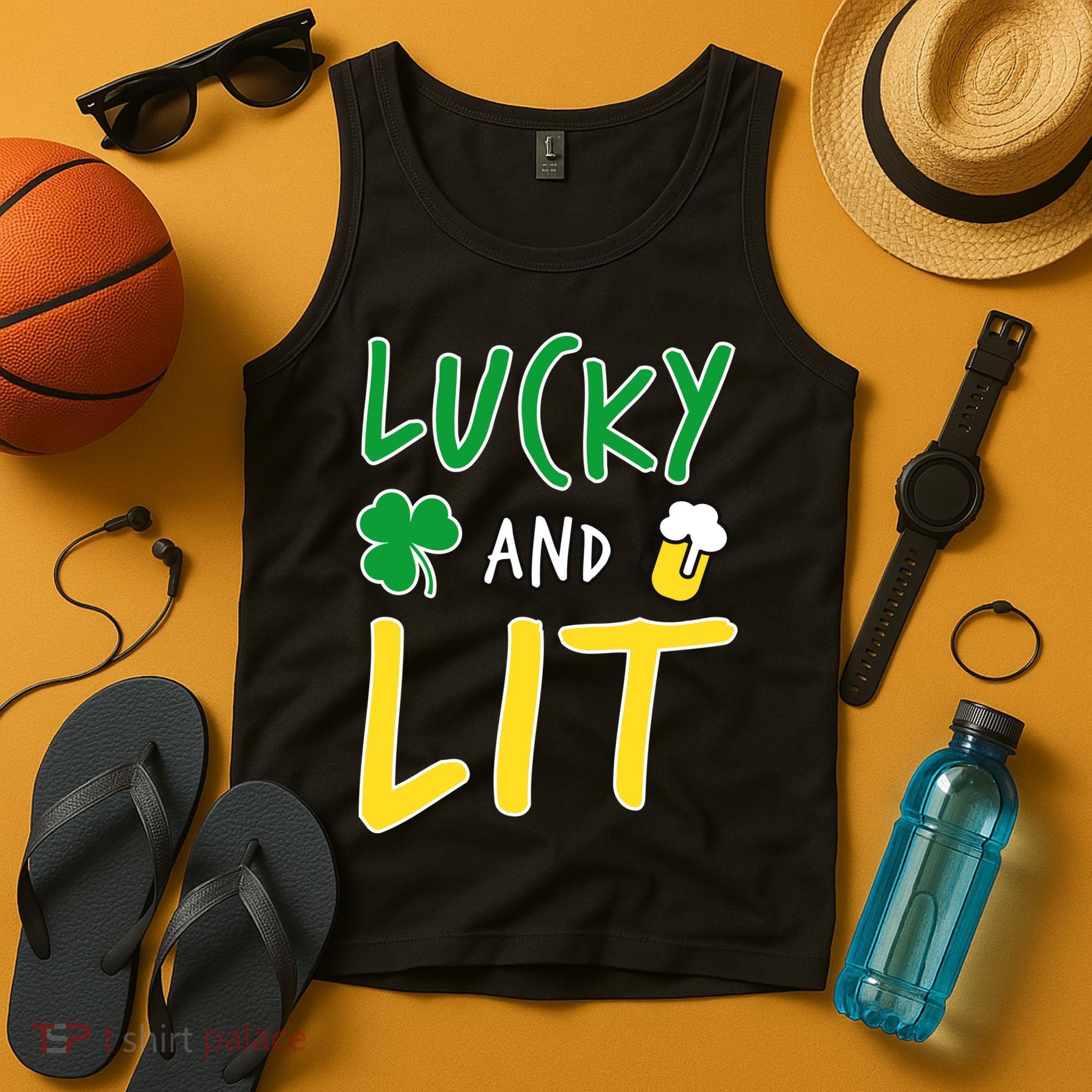 Lucky And Lit St. Patrick's Day Tank Top
