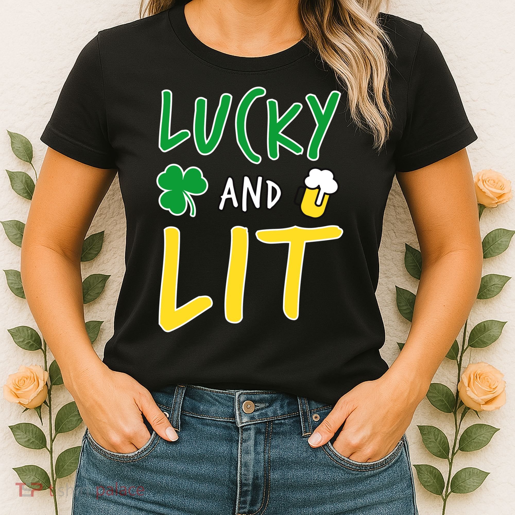 Lucky And Lit St. Patrick's Day Women's T-Shirt