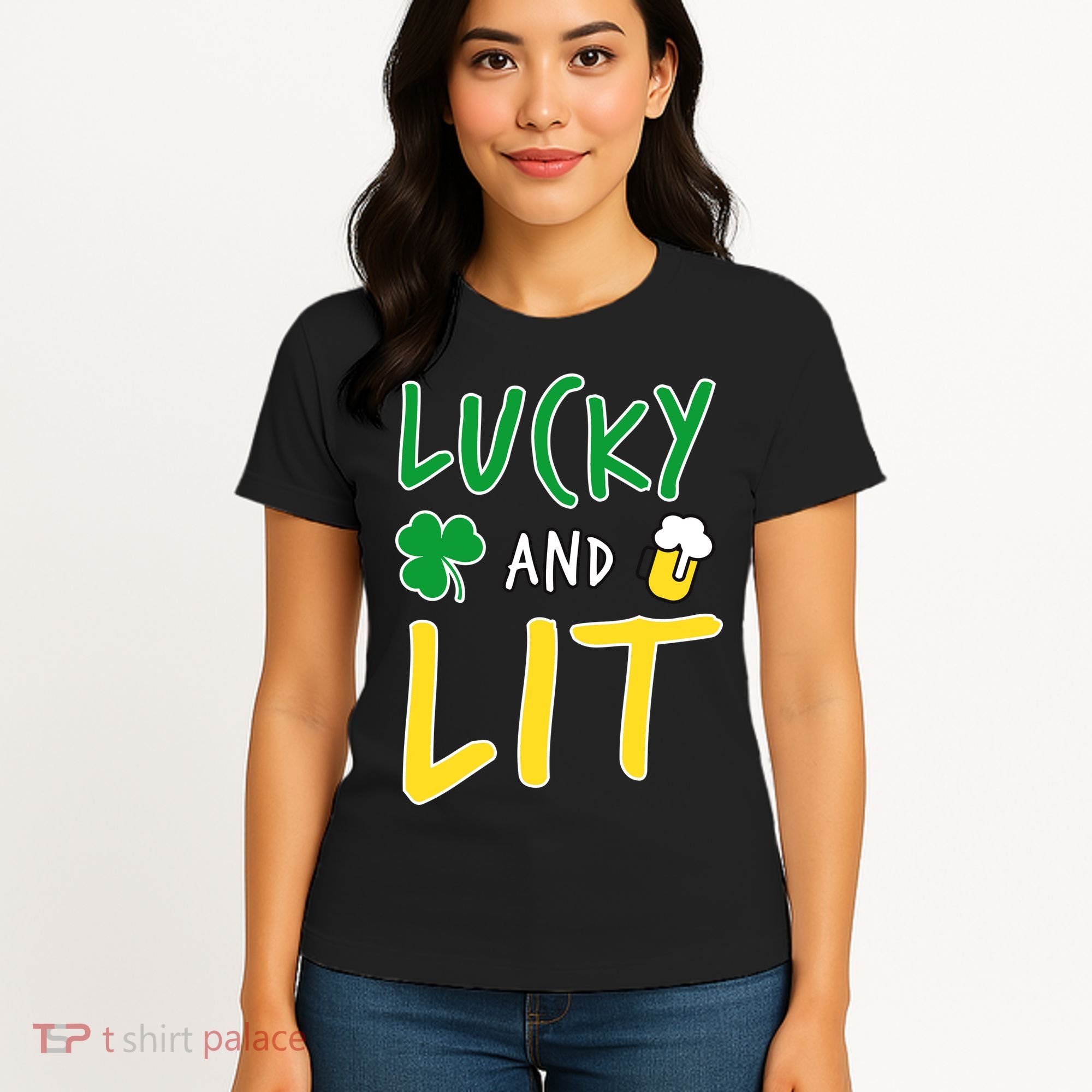 Lucky And Lit St. Patrick's Day Women's T-Shirt