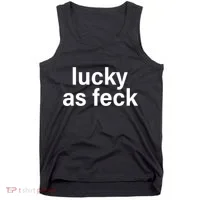 Lucky As Feck Tank Top thumb 0