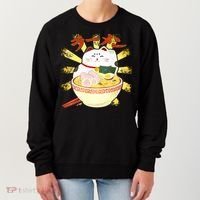 Lucky Cat Ramen Japanese Women's Sweatshirt thumb 0