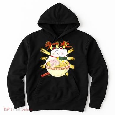 Lucky Cat Ramen Japanese Hoodie