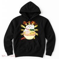 Lucky Cat Ramen Japanese Hoodie thumb 0