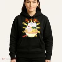 Lucky Cat Ramen Japanese Hoodie thumb 5