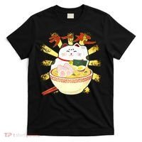 Lucky Cat Ramen Japanese T-Shirt thumb 0