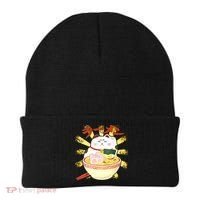 Lucky Cat Ramen Japanese Beanie thumb 0