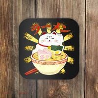 Lucky Cat Ramen Japanese Coaster thumb 0