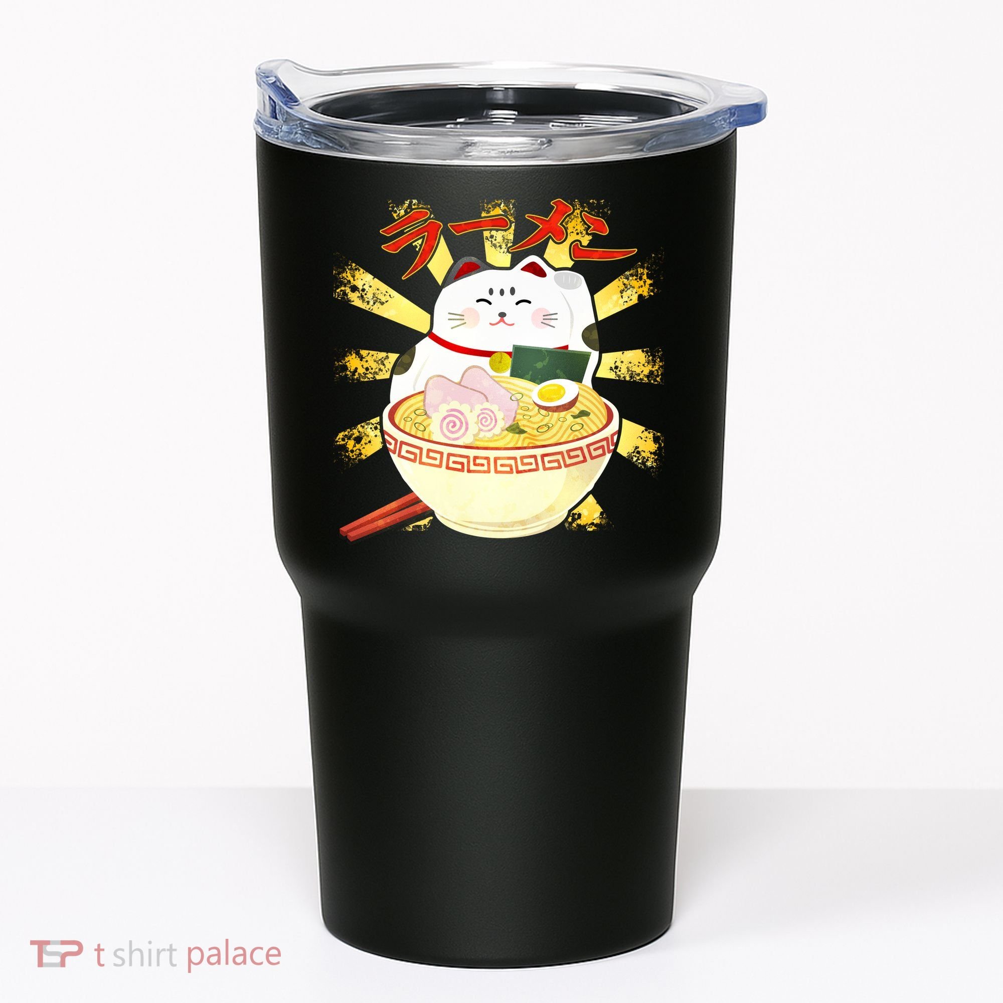 Lucky Cat Ramen Japanese Tumbler