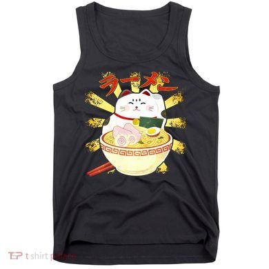 Lucky Cat Ramen Japanese Tank Top