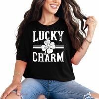 Lucky Charm Clover Comfort Colors T-Shirt thumb 0