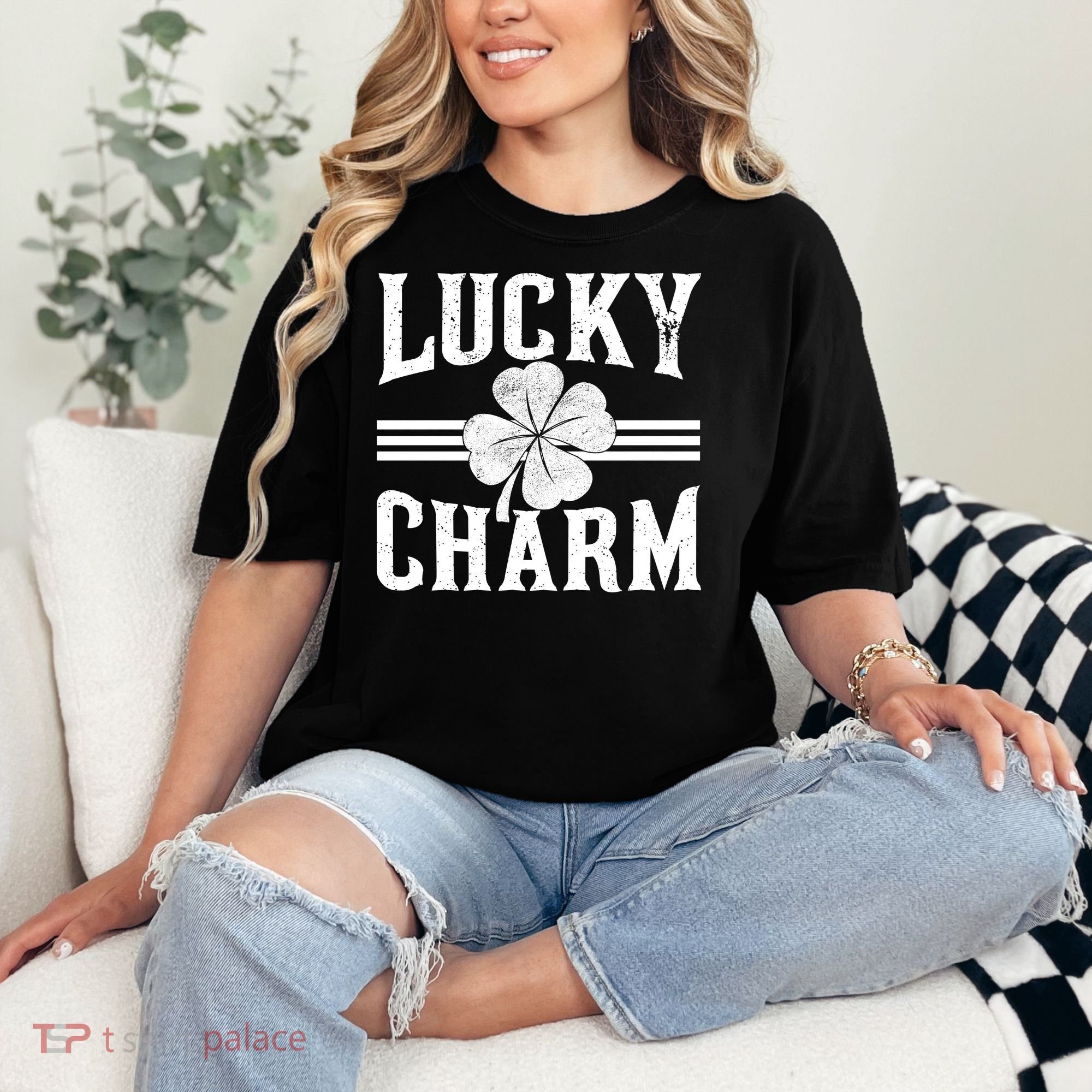 Lucky Charm Clover Comfort Colors T-Shirt