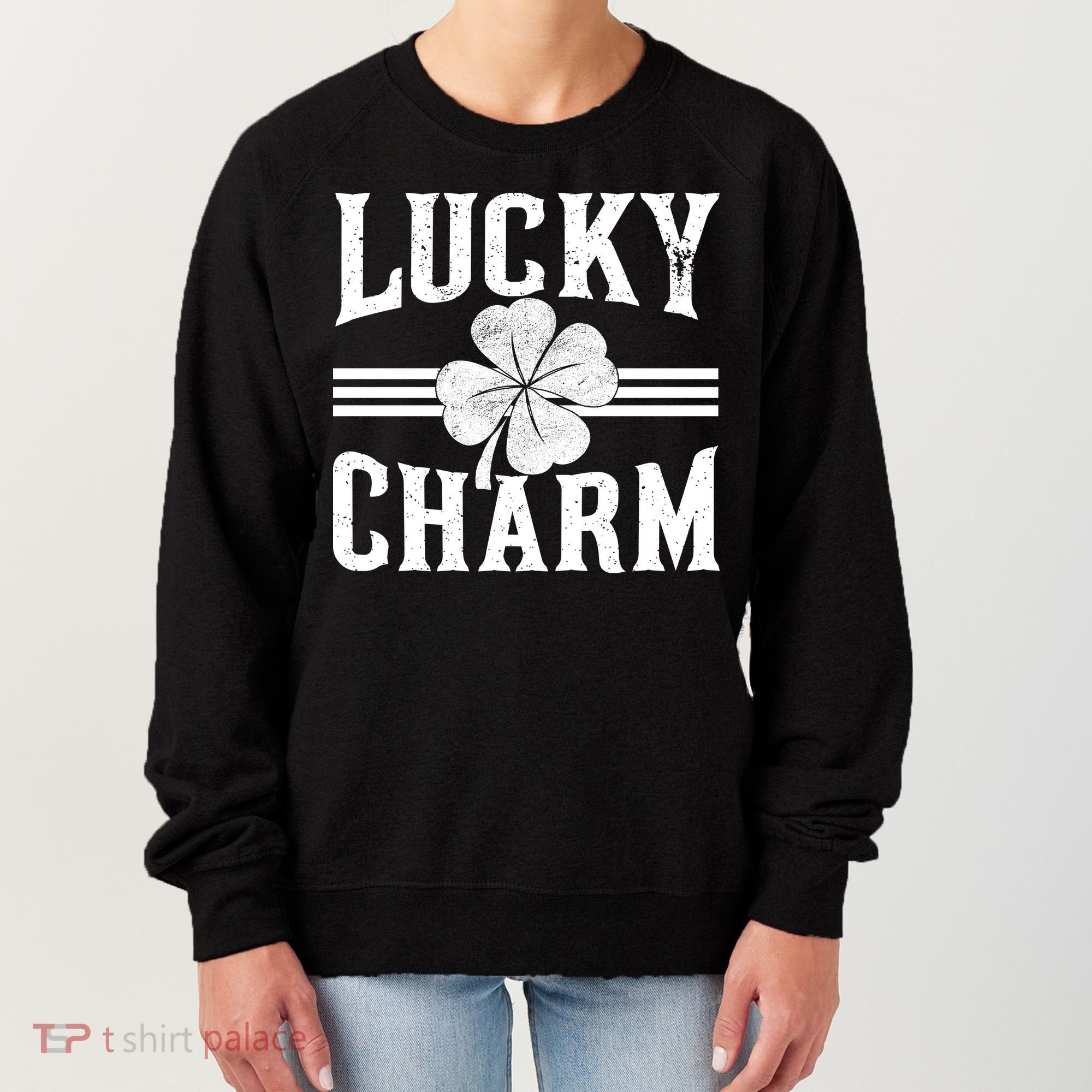 Lucky Charm Clover Women's Sweatshirt