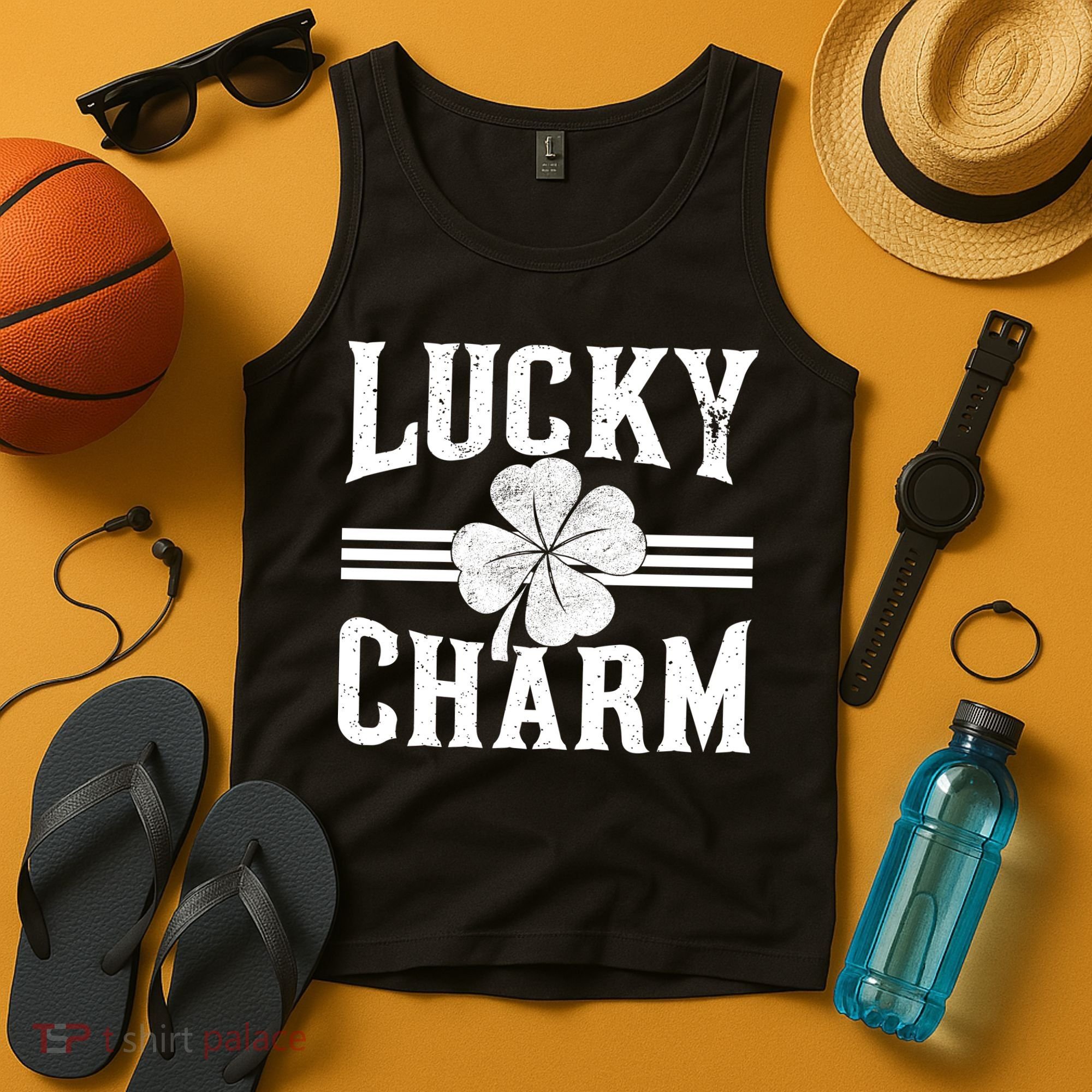 Lucky Charm Clover Tank Top