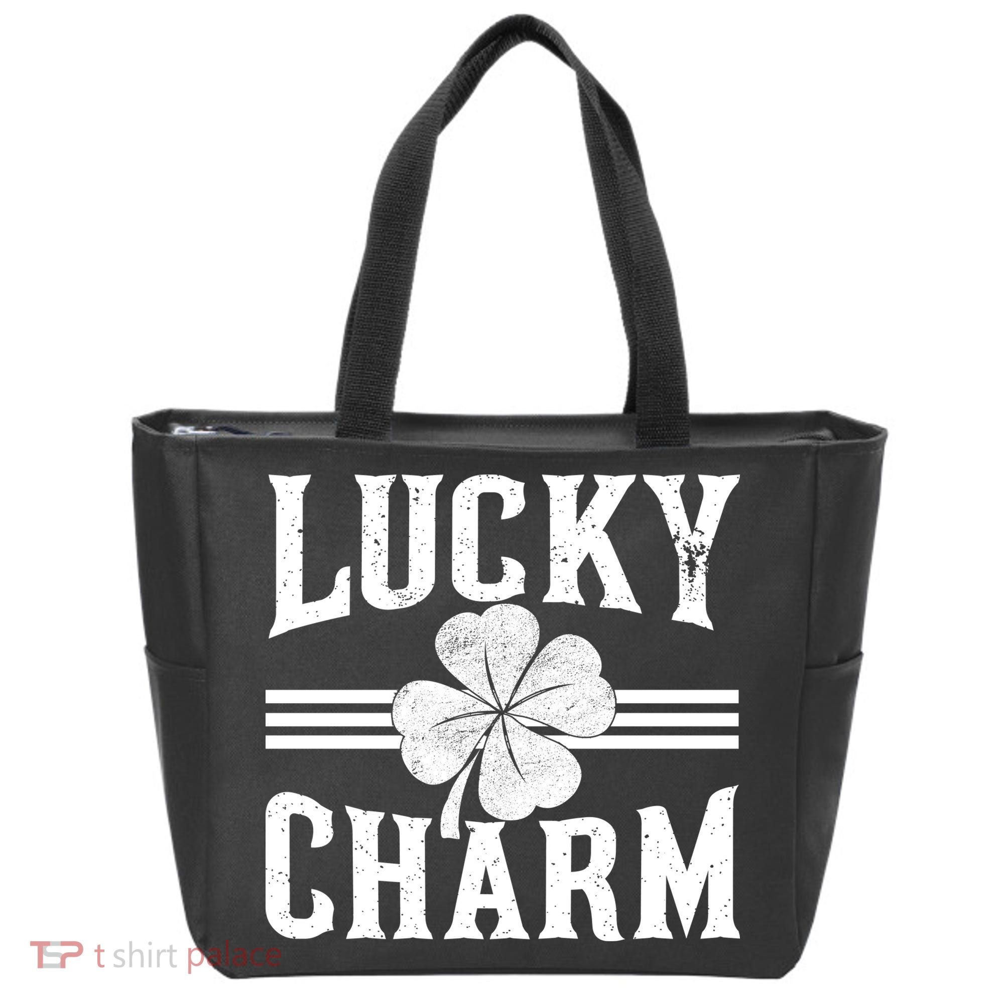 Lucky Charm Clover Tote Bag