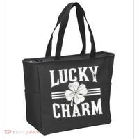 Lucky Charm Clover Tote Bag thumb 2