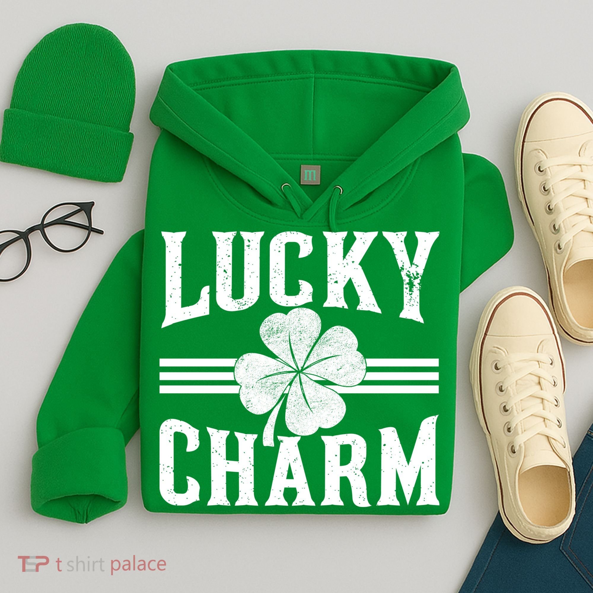 Lucky Charm Clover Hoodie