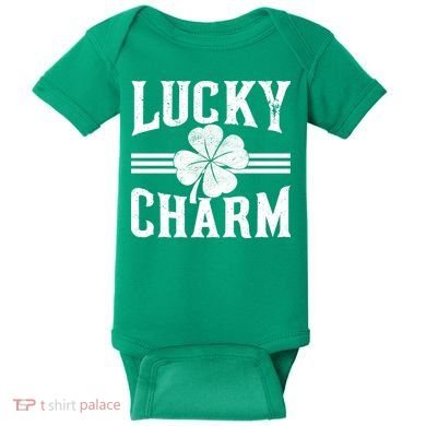 Lucky Charm Clover Baby Bodysuit